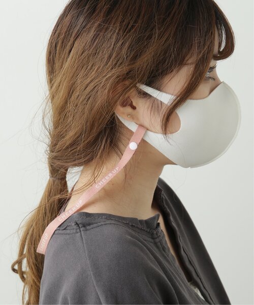 RAY CASSIN(レイカズン)の「【CHEER UP】マスクストラップ(マスク・レディース・ブラック/ベージュ/ピンク/ラベンダー/グレイッシュベージュ・FREE)」の5枚目の写真