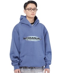 【NOMANUAL】BOUCLE LOGO HOODIE / ノーマニュアル ブークレ ロゴ フーディー