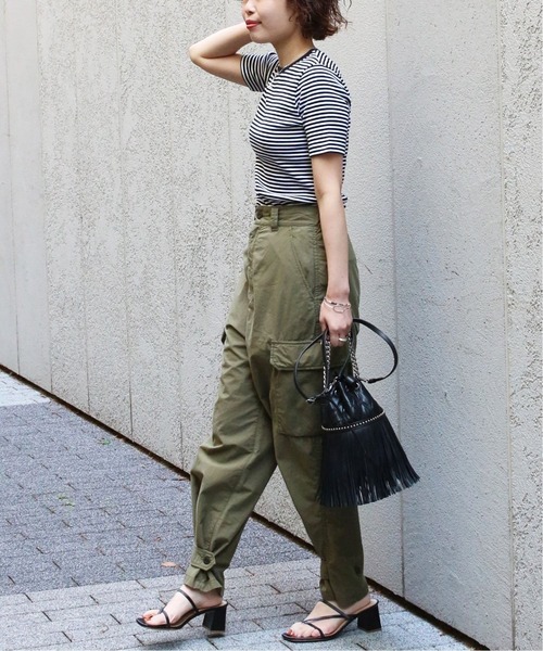 IENA(イエナ)の「【FABIO RUSCONI/ファビオルスコーニ】スクエアヒールサンダル◆(サンダル・レディース・ブラック・38/35/36/37)」の5枚目の写真