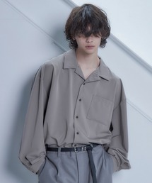 Loose/ルース | ボリュームスリーブ ドレープオープンカラーシャツ(シャツ/ブラウス)