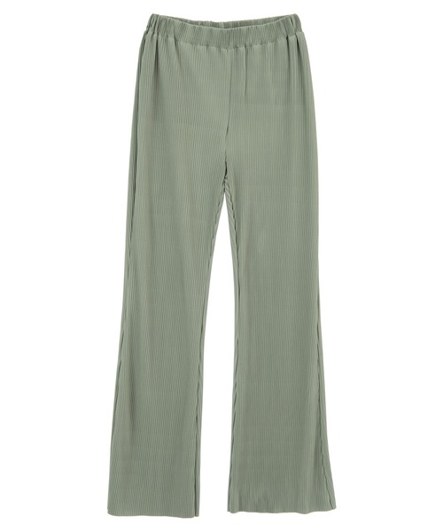 titivate（ティティベイト）の「ｾﾙﾌｶｯﾄﾌﾚｱﾌﾟﾘｰﾂﾊﾟﾝﾂ（その他パンツ・レディース・ベージュ/ブラック/グリーン・FREE）」の3枚目の写真