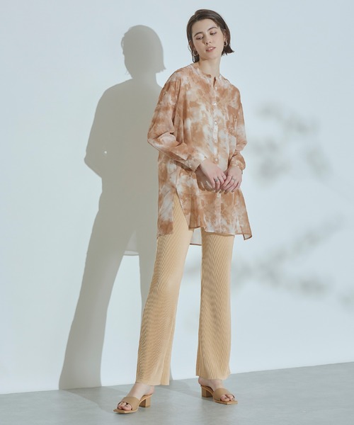 titivate（ティティベイト）の「ｾﾙﾌｶｯﾄﾌﾚｱﾌﾟﾘｰﾂﾊﾟﾝﾂ（その他パンツ・レディース・ベージュ/ブラック/グリーン・FREE）」の8枚目の写真