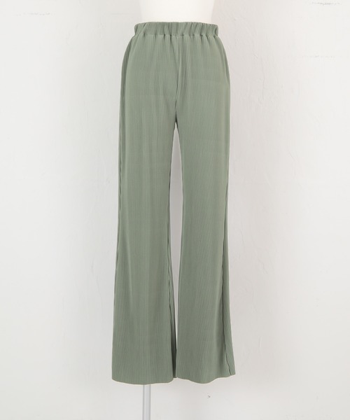 titivate（ティティベイト）の「ｾﾙﾌｶｯﾄﾌﾚｱﾌﾟﾘｰﾂﾊﾟﾝﾂ（その他パンツ・レディース・ベージュ/ブラック/グリーン・FREE）」の14枚目の写真