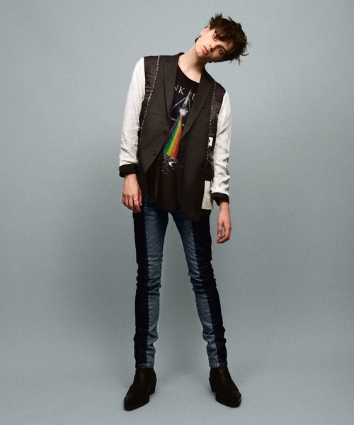 DISCOVERD リメイクTシャツ 異素材 バンドTシャツ DISCOVERD リメイクTシャツ 異素材 バンドTシャツ - メルカリ