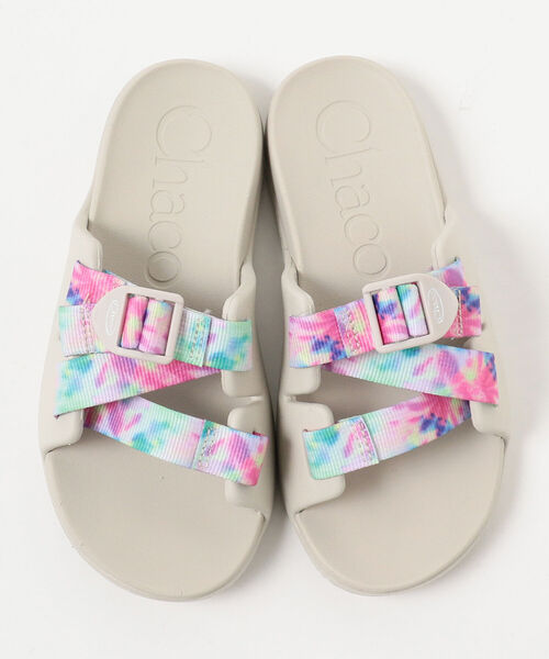 B:MING by BEAMS（ビーミングバイビームス）の「Chaco / Chillos SLIDE（20~22cm）（サンダル・キッズ・ホワイト/ブラック/その他・22/20/21）」の7枚目の写真