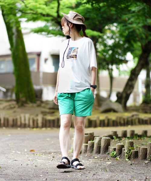 OUTDOOR PRODUCTS(アウトドアプロダクツ)の「【OUTDOOR PRODUCTS】マルチファンクションバギーショートパンツ(その他パンツ・レディース・ホワイト/ブラック/ピンク/イエロー/グリーン/カーキ・MEDIUM/LARGE)」の21枚目の写真
