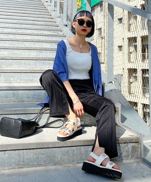 PAGEBOY（ページボーイ）の「スマートイージーテレコパンツ（その他パンツ・レディース・オリーブ/グレイッシュベージュ/ブラック・FREE）」の19枚目の写真