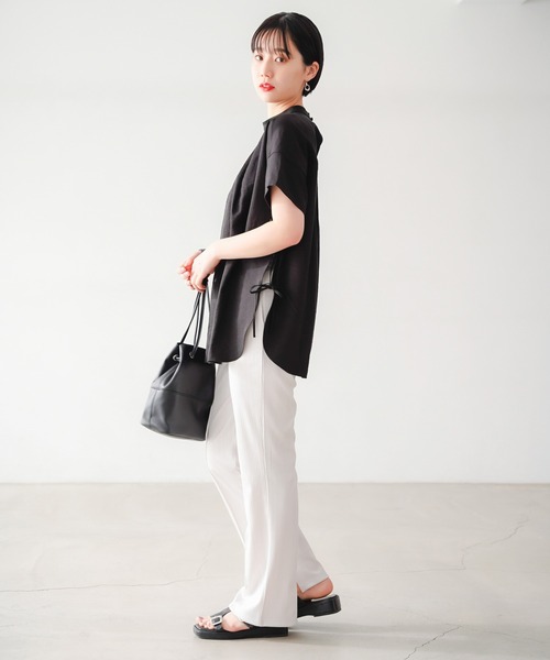 PAGEBOY（ページボーイ）の「スマートイージーテレコパンツ（その他パンツ・レディース・オリーブ/グレイッシュベージュ/ブラック・FREE）」の16枚目の写真