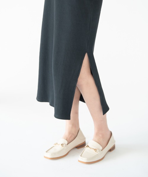 VRIA CHARME（バリアシャルム）の「スリットカットリボンドレス/ワンピース（ワンピース・レディース・ベージュ/ブラック・FREE）」の21枚目の写真