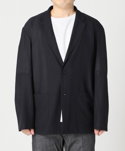 JOURNAL STANDARD relume（ジャーナルスタンダード　レリューム）の「TEC AIR JERSEY リラックスジャケット（テーラードジャケット・メンズ・ネイビー/ブラウン・SMALL/MEDIUM/LARGE）」の11枚目の写真