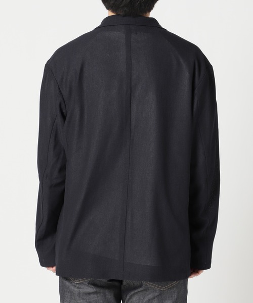 JOURNAL STANDARD relume（ジャーナルスタンダード　レリューム）の「TEC AIR JERSEY リラックスジャケット（テーラードジャケット・メンズ・ネイビー/ブラウン・SMALL/MEDIUM/LARGE）」の13枚目の写真