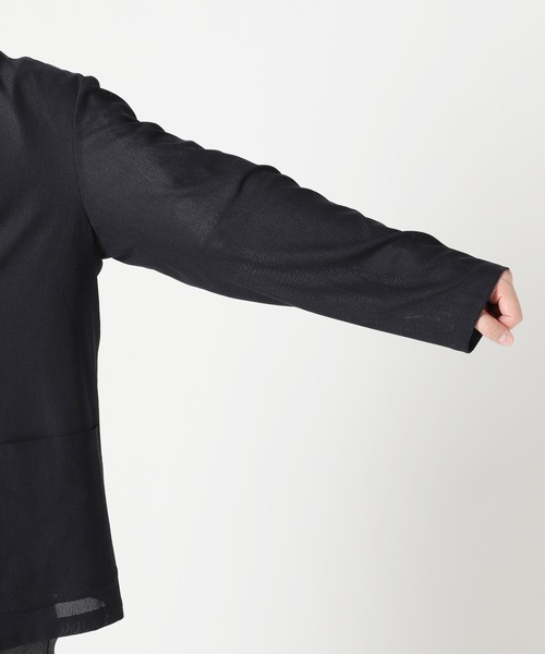 JOURNAL STANDARD relume（ジャーナルスタンダード　レリューム）の「TEC AIR JERSEY リラックスジャケット（テーラードジャケット・メンズ・ネイビー/ブラウン・SMALL/MEDIUM/LARGE）」の15枚目の写真