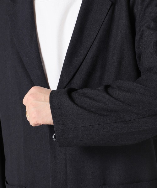 JOURNAL STANDARD relume（ジャーナルスタンダード　レリューム）の「TEC AIR JERSEY リラックスジャケット（テーラードジャケット・メンズ・ネイビー/ブラウン・SMALL/MEDIUM/LARGE）」の16枚目の写真