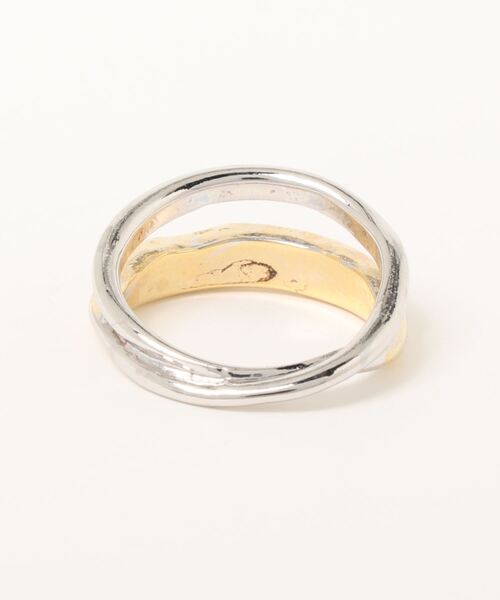 FIG&VIPER(フィグアンドバイパー)の「バイカラー2連リング(リング・レディース・ゴールド・FREE)」の4枚目の写真