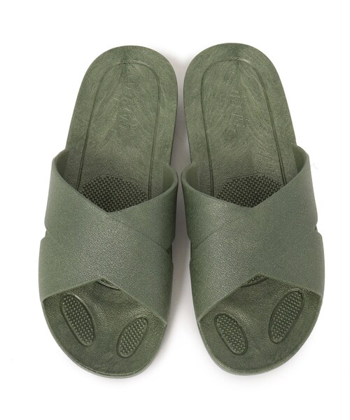 BASECONTROL（ベースコントロール）の「◆GYOSAN/ギョサン クロスバンドサンダル（サンダル・メンズ・ブラック/カーキ・99）」の6枚目の写真