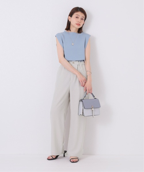 Simplicite(サンプリシテ)の「イージーストレートパンツ◆(その他パンツ・レディース・ブラック/ベージュ/グリーン・FREE)」の16枚目の写真