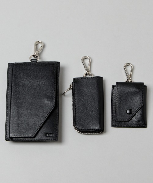 HARE（ハレ）の「レザーマルチポーチ(HARE)（ショルダーバッグ・メンズ・ブラック・FREE）」の6枚目の写真