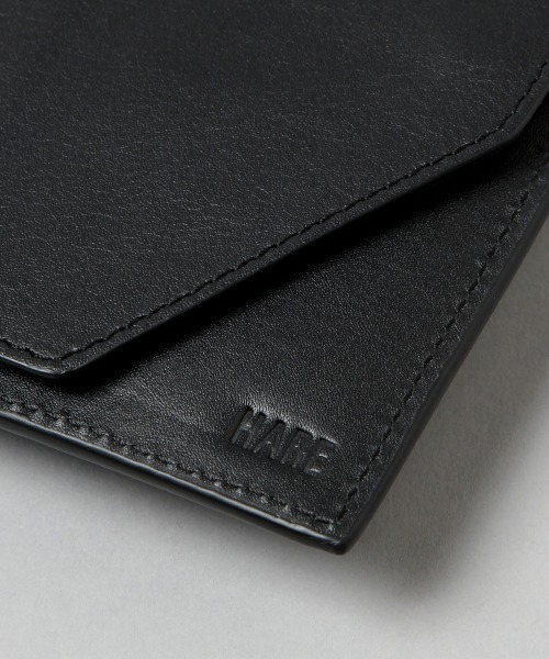 HARE（ハレ）の「レザーマルチポーチ(HARE)（ショルダーバッグ・メンズ・ブラック・FREE）」の9枚目の写真