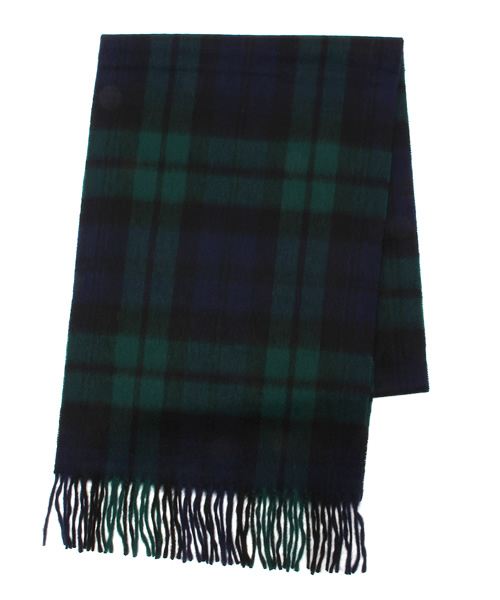 UNITED ARROWS（ユナイテッドアローズ）の「＜BOW＆ARROWS(ボウ アンド アローズ）＞CHK ANG/MIX STL（ストール/ショール・メンズ・ケリー/コバルトブルー/ホワイト・フリー）」の3枚目の写真