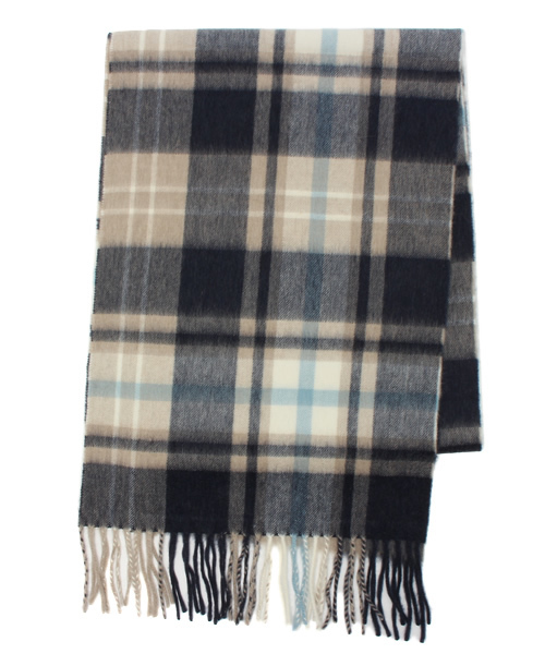 UNITED ARROWS（ユナイテッドアローズ）の「＜BOW＆ARROWS(ボウ アンド アローズ）＞CHK ANG/MIX STL（ストール/ショール・メンズ・ケリー/コバルトブルー/ホワイト・フリー）」の2枚目の写真