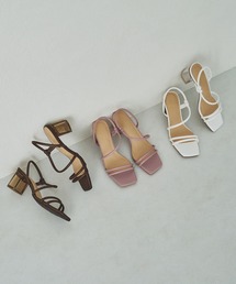 ORiental TRaffic | ローストラップクリアヒールサンダル/11237(サンダル)