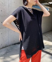 DouDou | 麻混フーディーフレンチ(ニット/セーター)