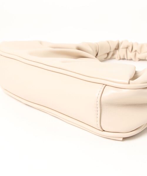 yuue' ( wear )（ユーイ）の「2wayレザーギャザーハンドバッグ ショルダーバッグ（ハンドバッグ・レディース・ベージュ/ライトブルー・FREE）」の20枚目の写真