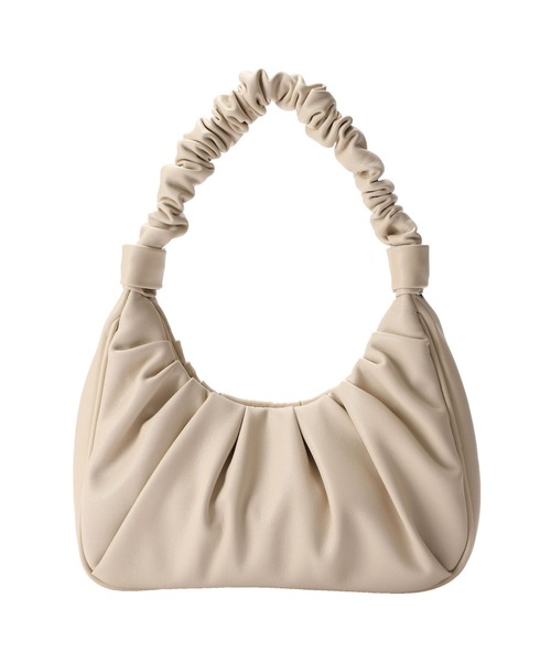 yuue' ( wear )（ユーイ）の「2wayレザーギャザーハンドバッグ ショルダーバッグ（ハンドバッグ・レディース・ベージュ/ライトブルー・FREE）」の16枚目の写真