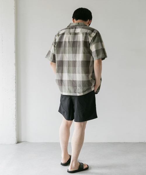 URBAN RESEARCH DOORS(アーバンリサーチドアーズ)の「ブロックチェックオープンカラーシャツ(シャツ/ブラウス・メンズ・ブラウン/グレー/カーキ・40/38)」の13枚目の写真