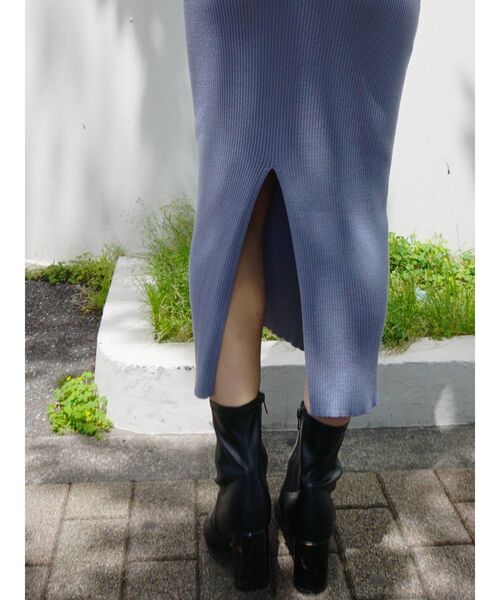 MERCURYDUO（マーキュリーデュオ）の「フェイクレザーストレッチショートブーツ（その他シューズ・レディース・ブラック/ブラウン/アイボリー・38/36）」の8枚目の写真