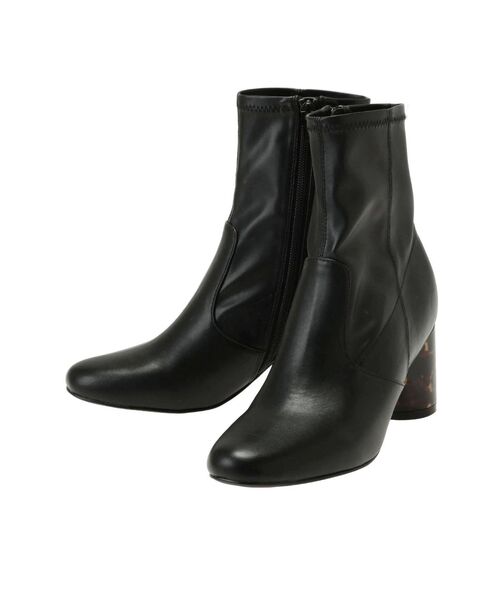 MERCURYDUO（マーキュリーデュオ）の「フェイクレザーストレッチショートブーツ（その他シューズ・レディース・ブラック/ブラウン/アイボリー・38/36）」の15枚目の写真