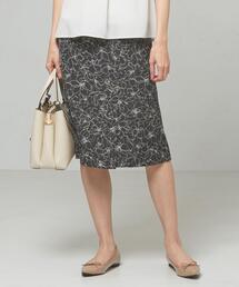 green label relaxing（グリーンレーベルリラクシング）の「＜closet story＞□フラワーライン スリット タイトスカート -手洗い可能-（スカート）」