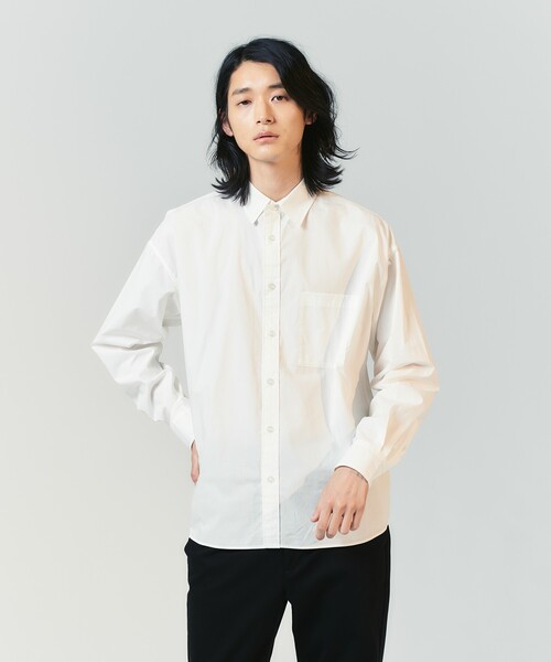 tk.TAKEO KIKUCHI(ティーケータケオキクチ)の「◆【WEB限定】SPOT RELEASE レギュラーカラーシャツ(ビジネスシャツ・メンズ・ホワイト・05/02/03/04/01)」の6枚目の写真