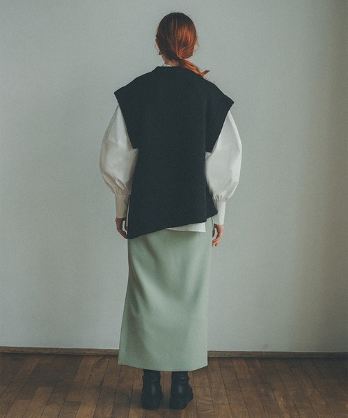 CLANE（クラネ）の「【CLANE(クラネ)】2WAYスラントニットトップス 11106-1272（ニット/セーター・レディース・ブラック/アイボリー/ピンク・1/2）」の12枚目の写真