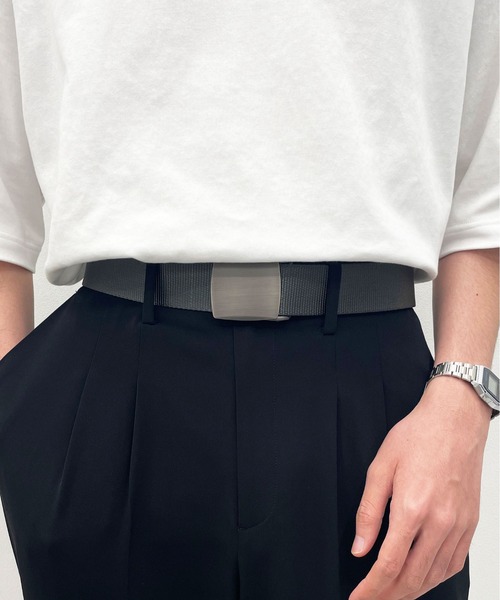PairPair(ペアペア)の「ガチャベルト(ベルト・メンズ・ブラック/グレー/カーキ/ネイビー・FREE)」の4枚目の写真