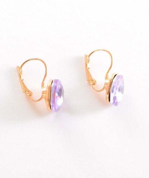 VIBGYOR Women（ヴィブジョー　ウィメン）の「【float】6色 ビジュー ピアス プチプラ（ピアス（両耳用）・レディース・パープル/ピンク/オレンジ/ブルー/グリーン/クリア・FREE）」の15枚目の写真