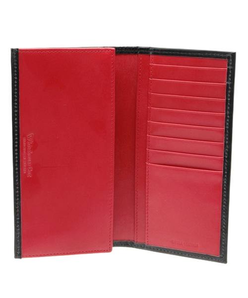 WHITE HOUSE COX（ホワイトハウスコックス）の「Whitehouse Cox / 2014 HOLIDAY LINE スーツウォレット（財布・メンズ・ネイビー/ブラック/ライトブラウン・ONE SIZE）」の8枚目の写真