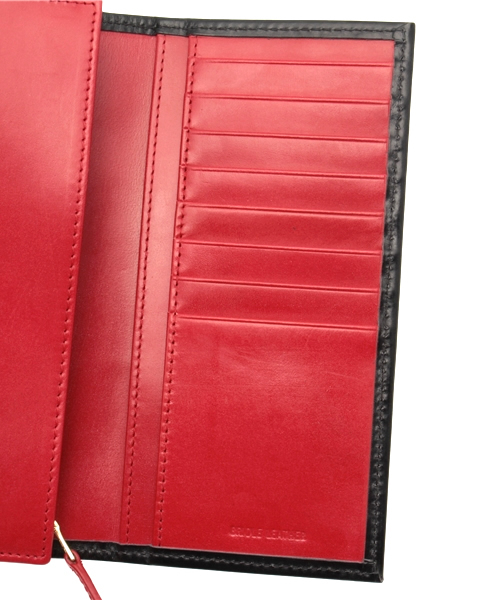 WHITE HOUSE COX（ホワイトハウスコックス）の「Whitehouse Cox / 2014 HOLIDAY LINE スーツウォレット（財布・メンズ・ネイビー/ブラック/ライトブラウン・ONE SIZE）」の4枚目の写真