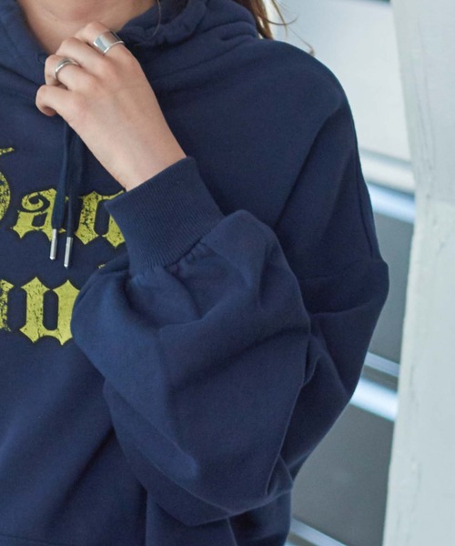 WEGO（ウィゴー）の「WEGO/ボリュームスリーブプルパーカー（パーカー・レディース・ダークグリーン/ネイビー/オートミール・FREE）」の13枚目の写真