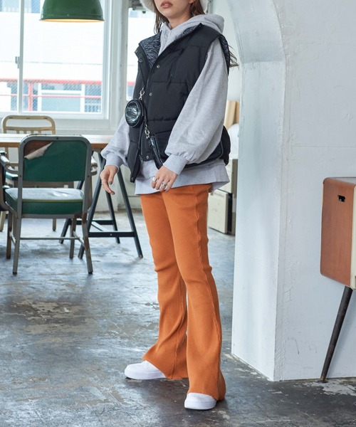 WEGO（ウィゴー）の「WEGO/ボリュームスリーブプルパーカー（パーカー・レディース・ダークグリーン/ネイビー/オートミール・FREE）」の6枚目の写真