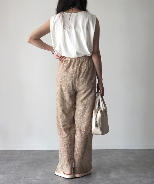 Riberry（リベリー）の「レースイージーパンツ（その他パンツ・レディース・ブラック/ベージュ/ブラウン/アイボリー・MEDIUM）」の19枚目の写真