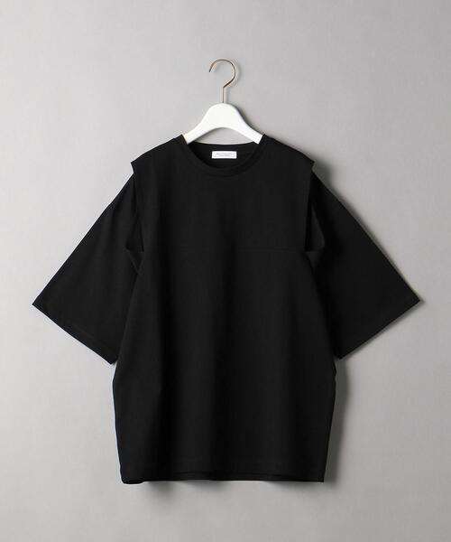 BEAUTY&YOUTH UNITED ARROWS（ビューティーアンドユースユナイテッドアローズ）の「BY ショルダースリット6分袖 カットソー（Tシャツ/カットソー・レディース・ブラック/ベージュ/コバルトブルー・FREE）」の20枚目の写真