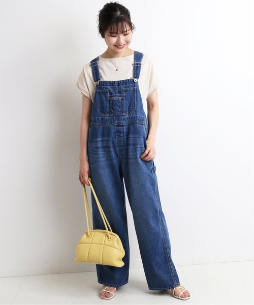 【美品】SLOBE IENA  LE DENIM ルーズオーバーオール SLOBE IENA（スローブイエナ）の「LE DENIM ルーズ