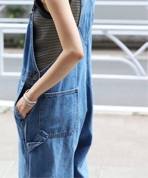 ルーズオーバーオール Slobe サロペット オーバーオール Slobe Denim Le 洗濯機使用可能 Iena スローブイエナ のファッション Denim