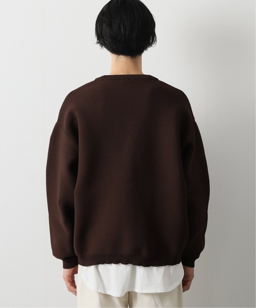 JOURNAL STANDARD relume（ジャーナルスタンダード　レリューム）の「【カーディガン+カットソーの2点SET】リサイクルポリエステルニットカーディガン/ルーズカーディガン（カーディガン/ボレロ・メンズ・ホワイト/イエロー/ピンク/グレー/カーキ/ブラウン/ブラック/ベージュ・MEDIUM/LARGE）」の19枚目の写真