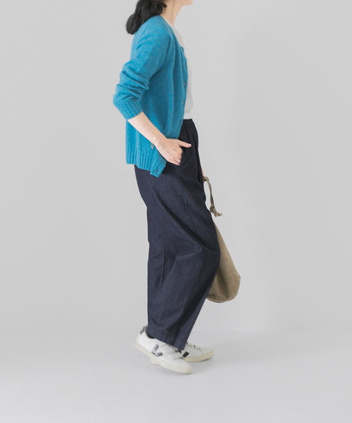 かぐれ(カグレ)の「コットンデニムイージーパンツ(その他パンツ・レディース・インディゴブルー/ナチュラル・FREE)」の17枚目の写真