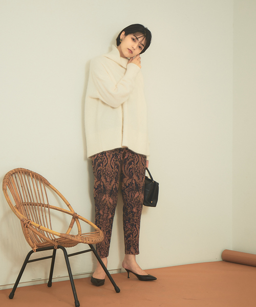 Rouge vif（ルージュヴィフ）の「ラクーンタートルニットプルオーバー（ニット/セーター・レディース・ホワイト/ベージュ/ブラック・フリー）」の17枚目の写真