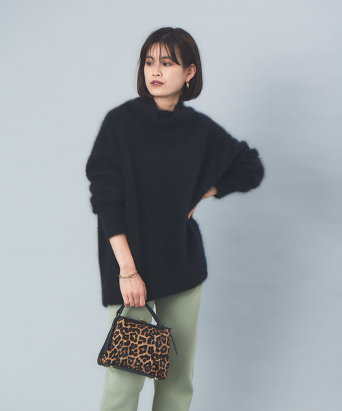 Rouge vif（ルージュヴィフ）の「ラクーンタートルニットプルオーバー（ニット/セーター・レディース・ホワイト/ベージュ/ブラック・フリー）」の7枚目の写真