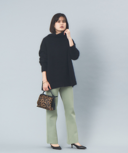 Rouge vif（ルージュヴィフ）の「ラクーンタートルニットプルオーバー（ニット/セーター・レディース・ホワイト/ベージュ/ブラック・フリー）」の11枚目の写真