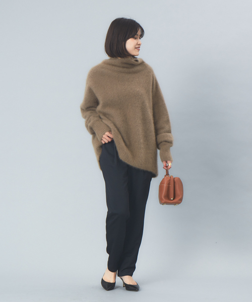 Rouge vif（ルージュヴィフ）の「ラクーンタートルニットプルオーバー（ニット/セーター・レディース・ホワイト/ベージュ/ブラック・フリー）」の19枚目の写真